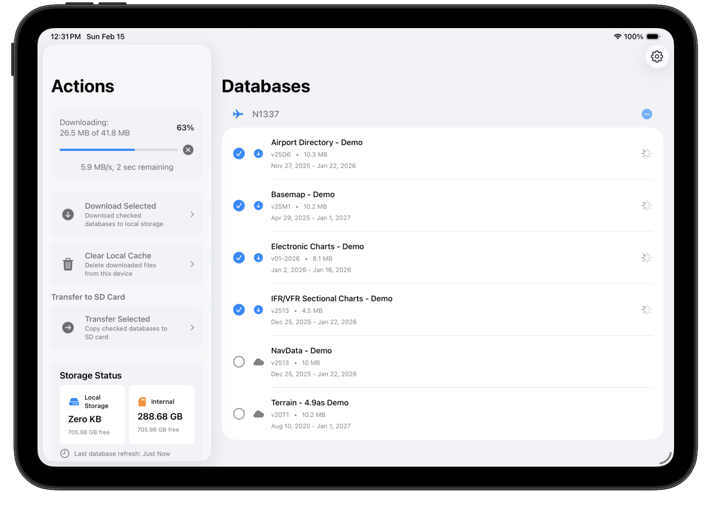 MachDB iPad Screenshot