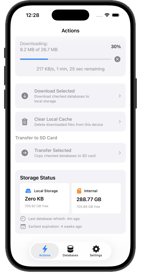 MachDB iPhone Screenshot 2
